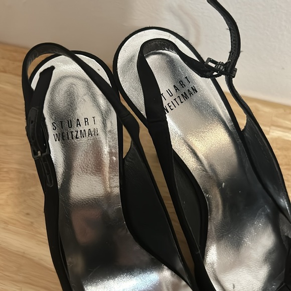 Stuart Weitzman black heels with bows - Picture 4 of 6